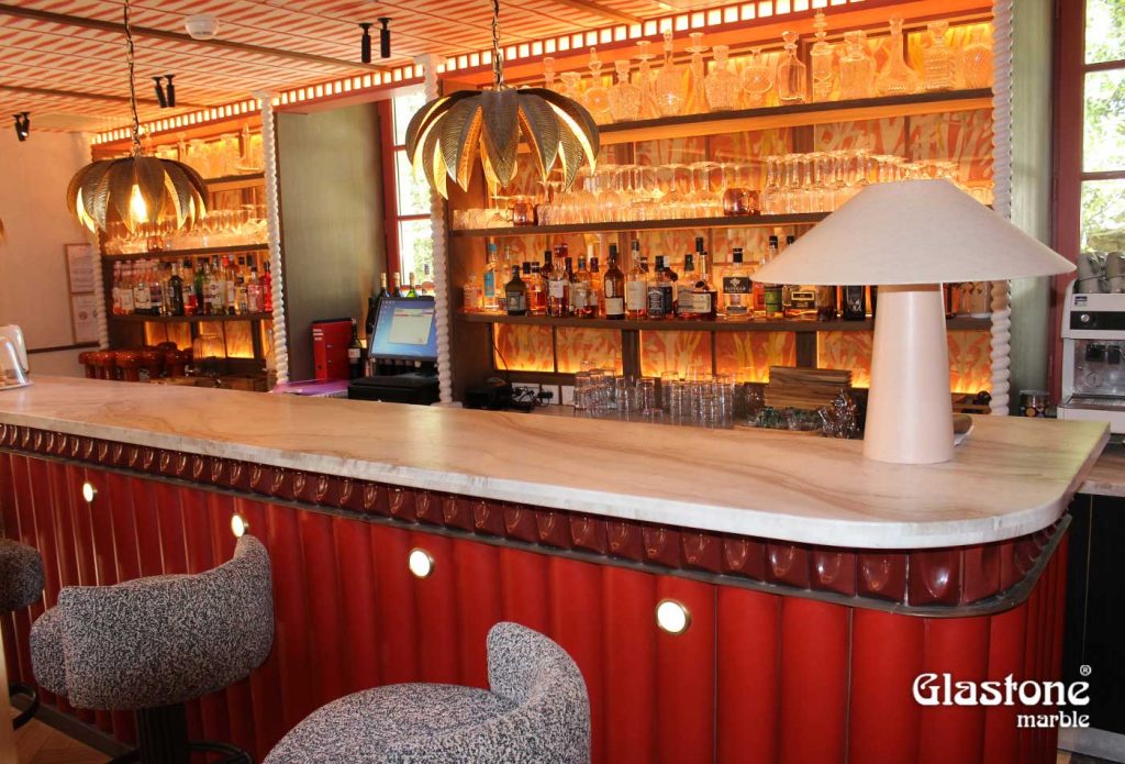 Proyectos glastone marble vidrio marmol natural hotell hotelsilhuette biarritz