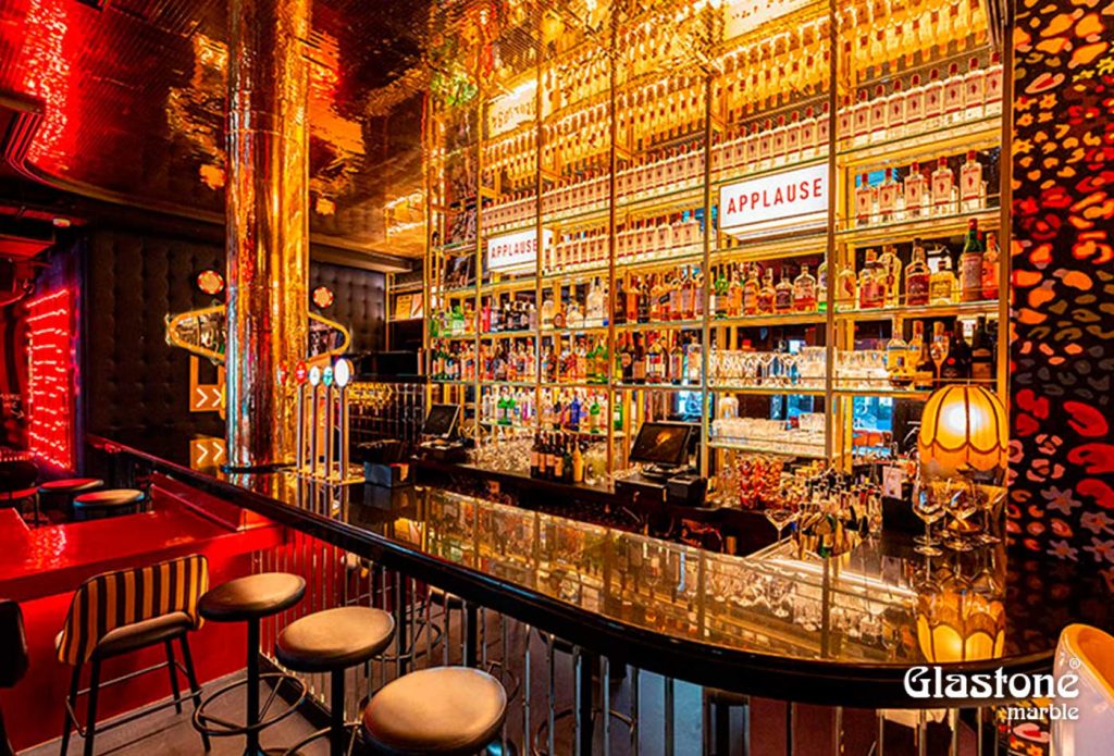 Proyectos glastone marble vidrio marmol natural restaurante barbara ann sol