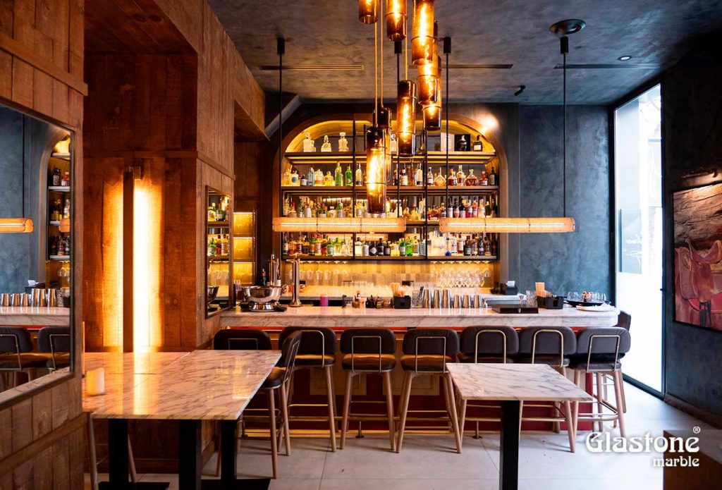 Proyectos glastone marble vidrio marmol natural restaurante ceferino