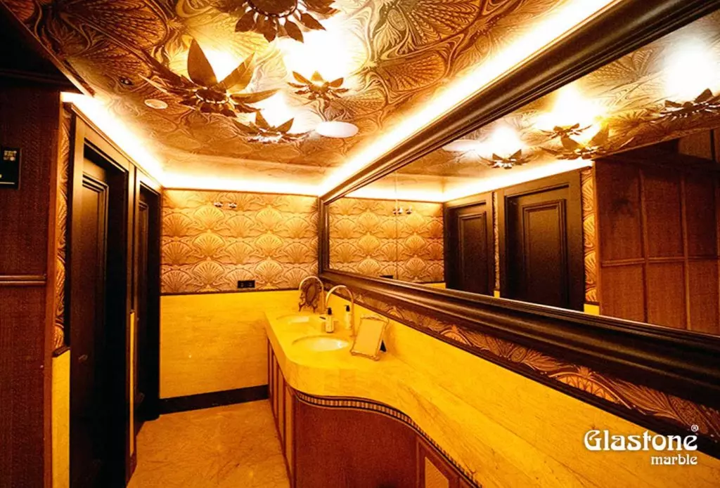 Proyectos glastone marble vidrio marmol natural restaurante destileria amazonico madrid