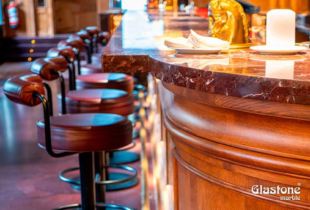 Proyectos glastone marble vidrio marmol natural restaurante gabos