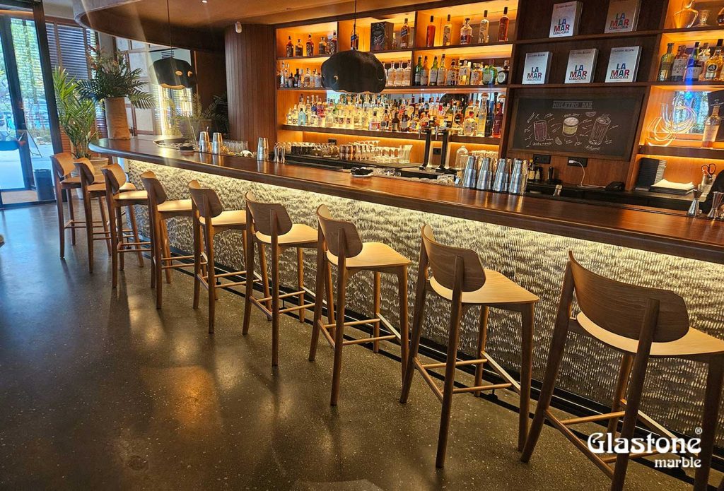 Proyectos glastone marble vidrio marmol natural restaurante lamar madrid