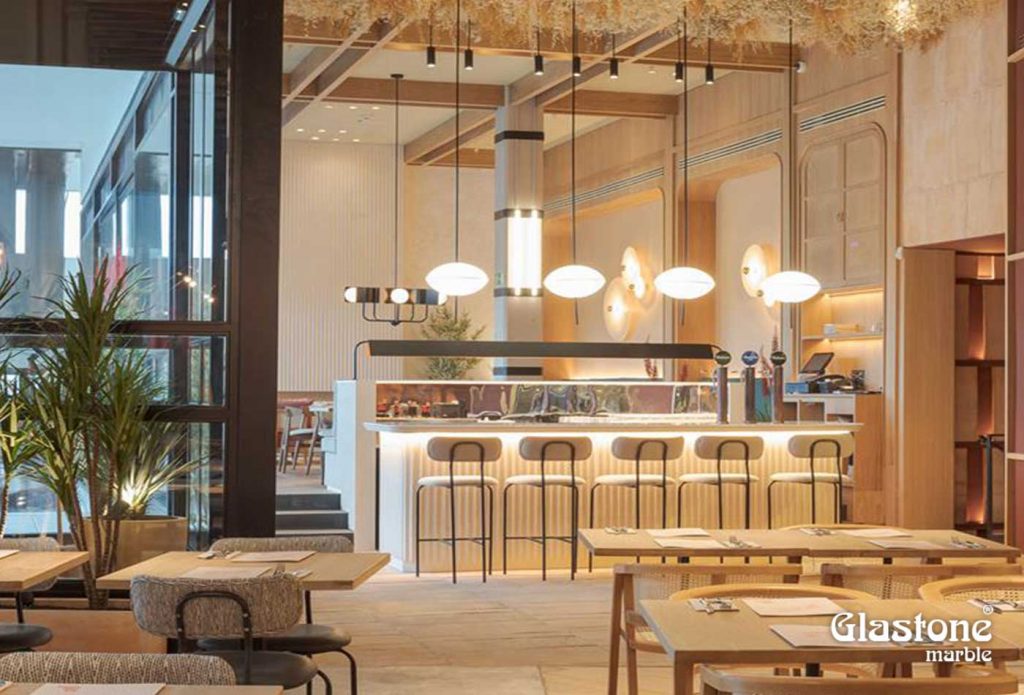Proyectos glastone marble vidrio marmol natural restaurante newyorkburguer