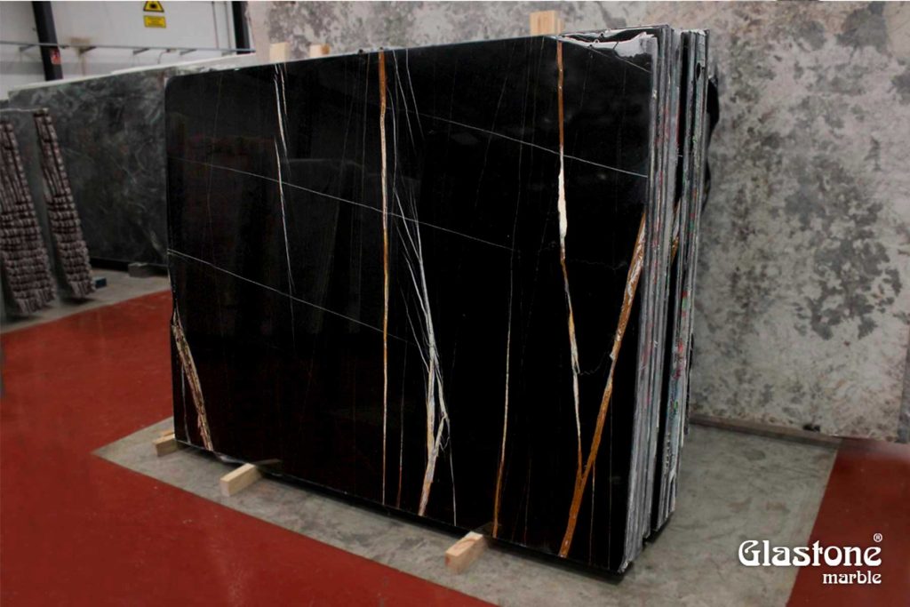 glastone marble marmol natural negro bambu